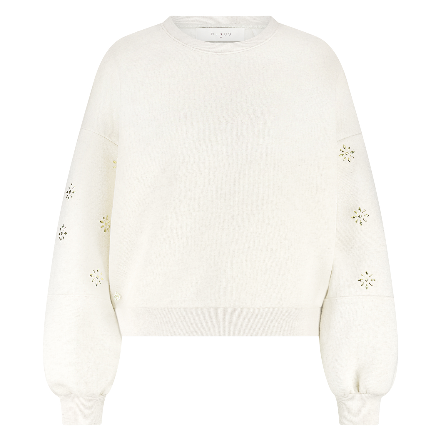 Amadora Sweater Flowerstuds_Sand_front