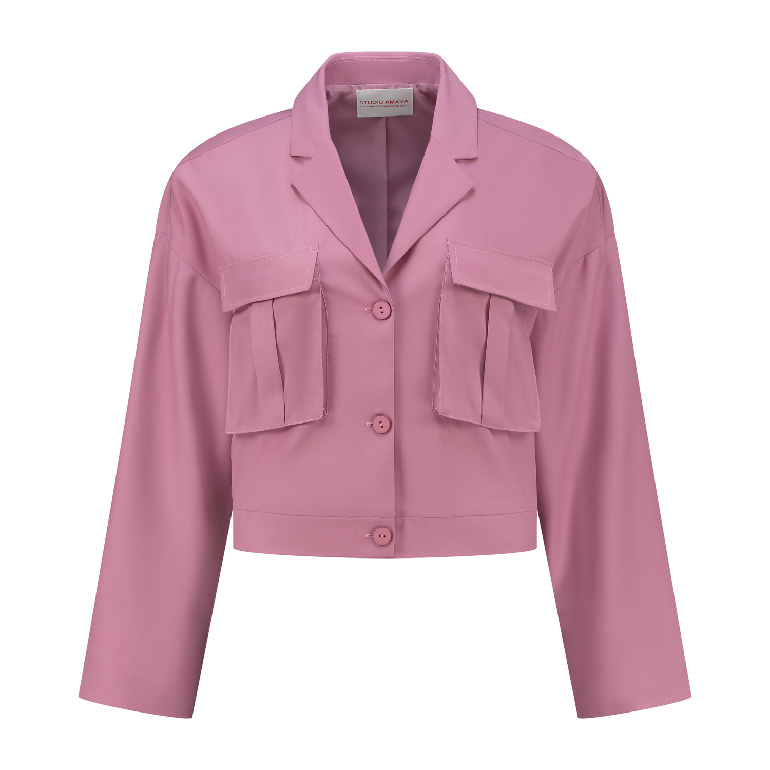 gina jacket old pink_Front